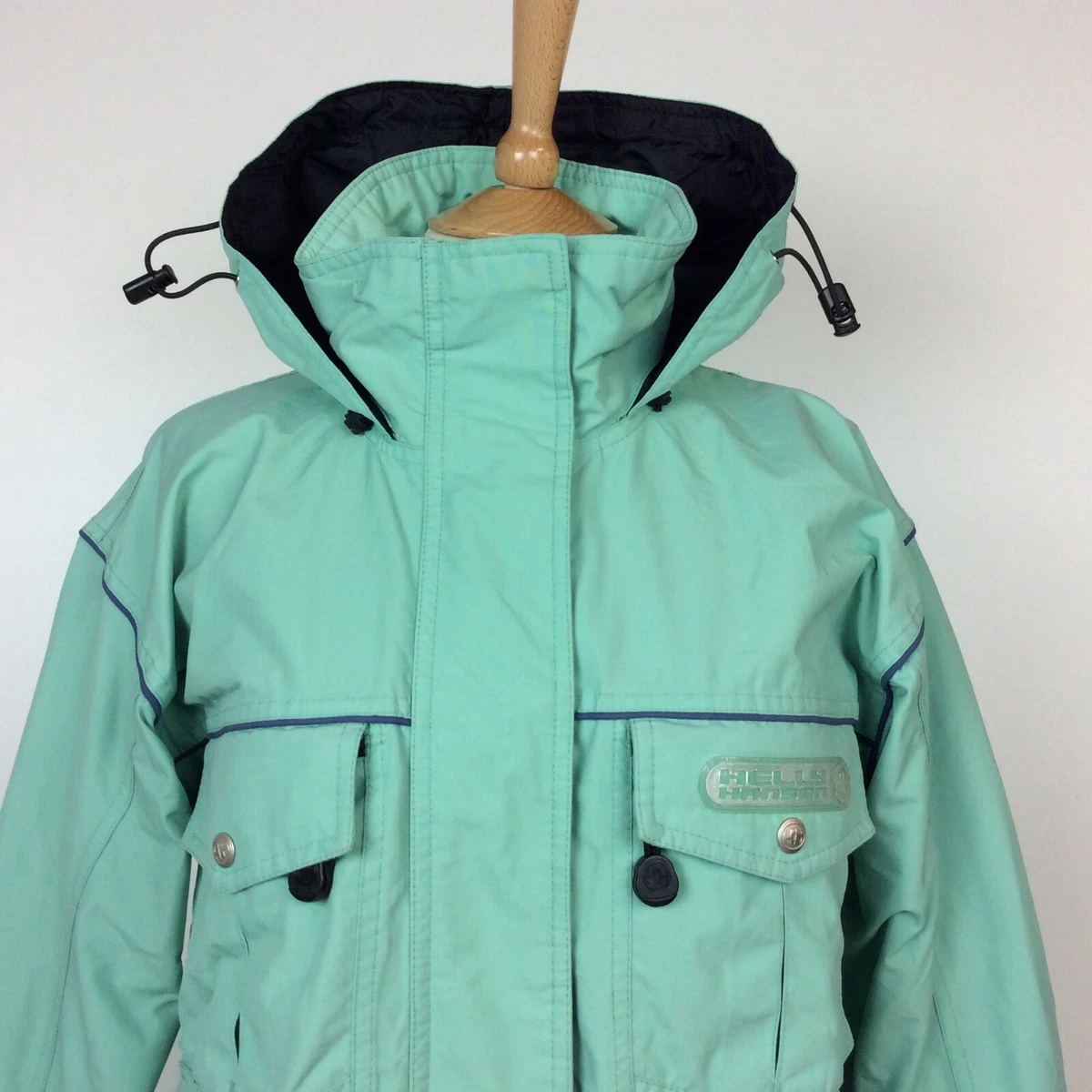 HELLY HANSEN LADIES UK XS MINT GREEN SKI JACKET WINTER SPORTS SNOW RRP 300 E