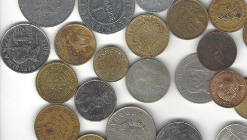 1 lb, over 120 world-wide coins, most circulated (COIN, MONEY, COLLECTIBLE) - Picture 6 of 9