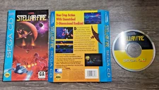 Stellar-Fire (Sega CD, 1993) Disc, Manual, Case Art (NO CASE) TESTED