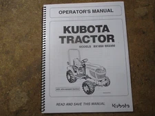 Kubota BX1850 BX2350 Tractor Owners & Maintenance Manual