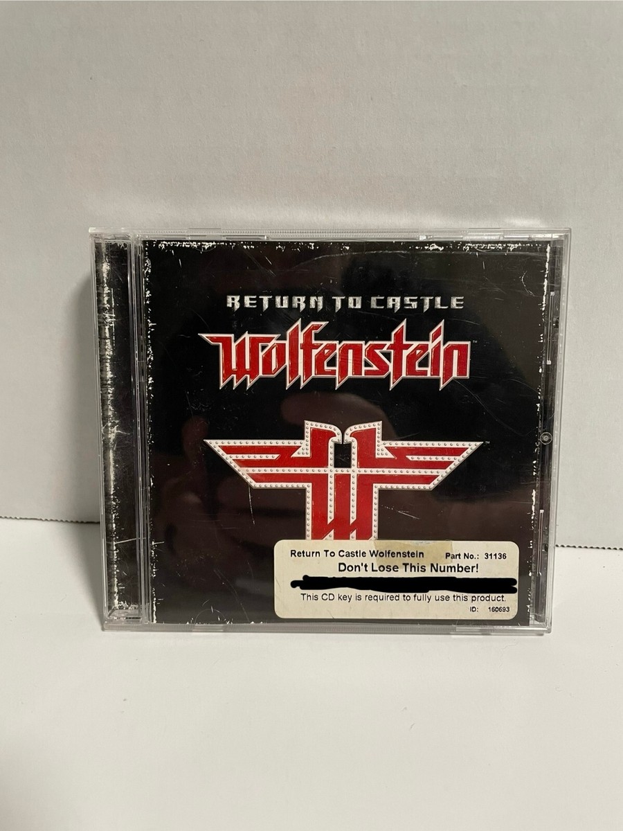 Wolfenstein PC Game Compact Disc Return to Castle 2001 Windows
