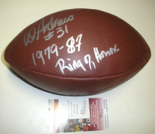 WILLIAM ANDREWS ATLANTA FALCONS 4X PRO BOWL LAST 1 W/COA SIGNED FOOTBALL