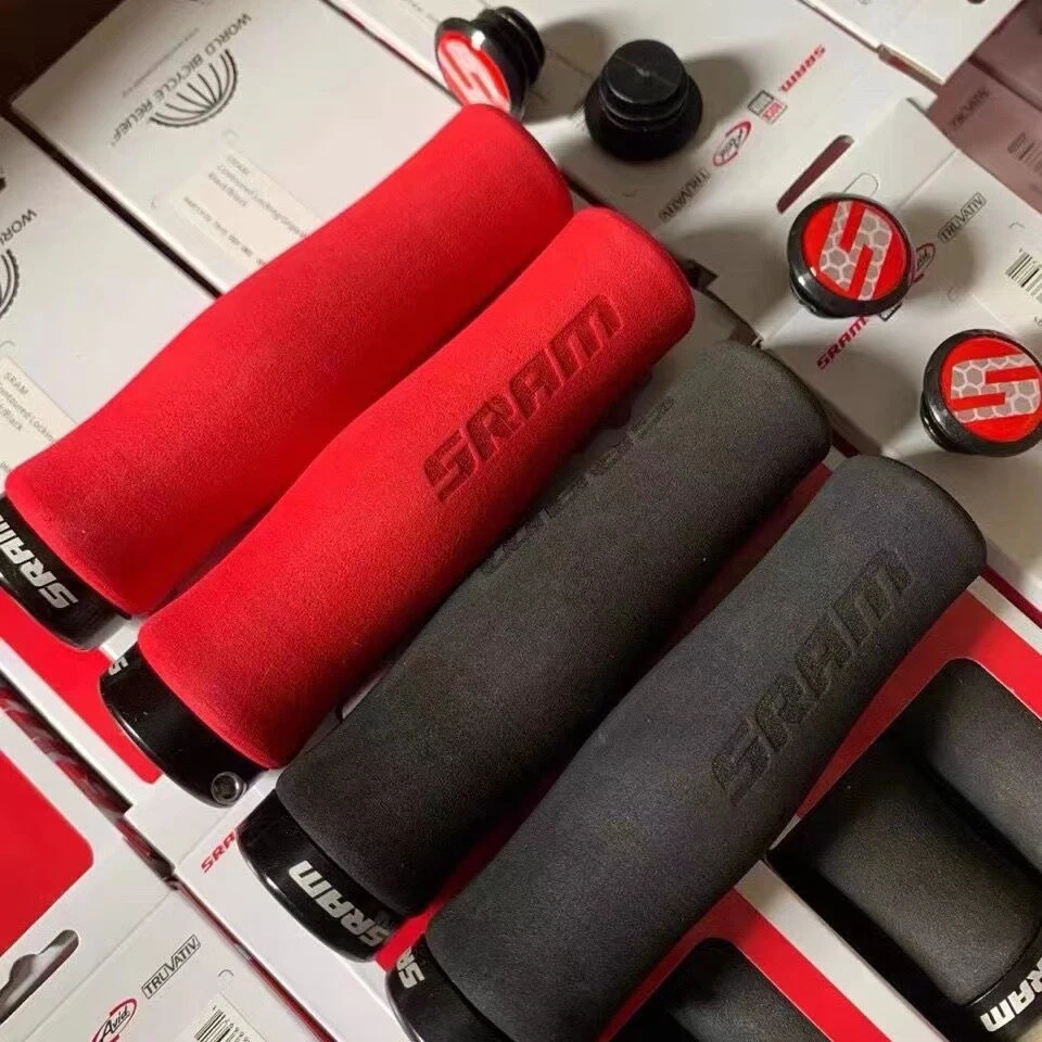 SRAM自行车锁握把人体工学轮廓泡沫山地车 XC 山地自行车滑板车 — 第 3/4 张图片