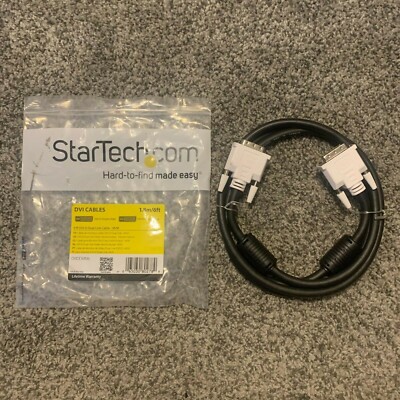 StarTech.com DVI-D Dual Link Cable - M/M - DVI cable - 1.8m/6 ft - Brand New