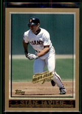 1998 Topps Inaugural Devil Rays Stan Javier #116 San Francisco Giants