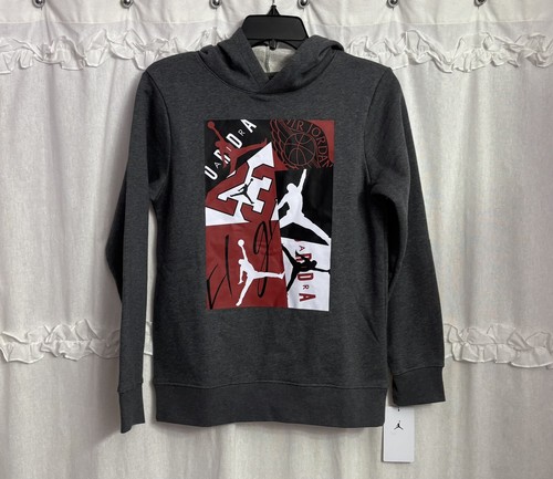 Nike Air Jordan Boy's Jumpman Fleece HOODIE, T-SHIRT & JOGGERS Set L 14 16 NWT - Picture 3 of 8
