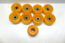 Vintage yellow urethane American brand 608 skate wheels