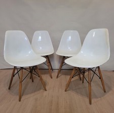 Set of 4 chairs in the taste of C Eames