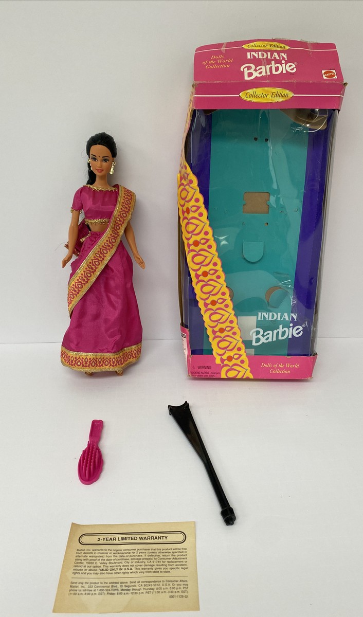 Mattel Dolls Of The World-Indian & Chinese Barbie 1993-1995 Lot