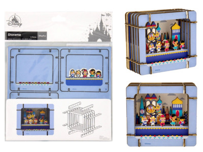 Disney Park Authentic It's a Small World Clock Dolls Diorama Kit