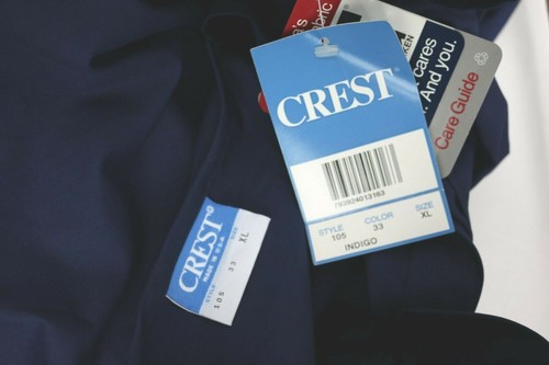 NEW Crest Unisex Navy Short Sleeve Scrubs Size XL Style: 105 - Picture 5 of 5