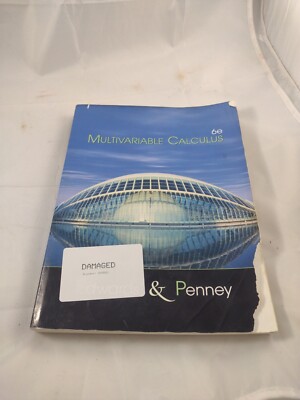 Multivariable Calculus - Paperback Missing piece on cover NO CD- Acceptable