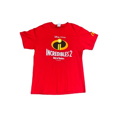 Rare 2018 The Incredibles Promo Movie T Shirt Large