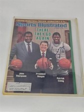 Patrick Ewing Signed November 26 1984 Sports Illustrated Autograph