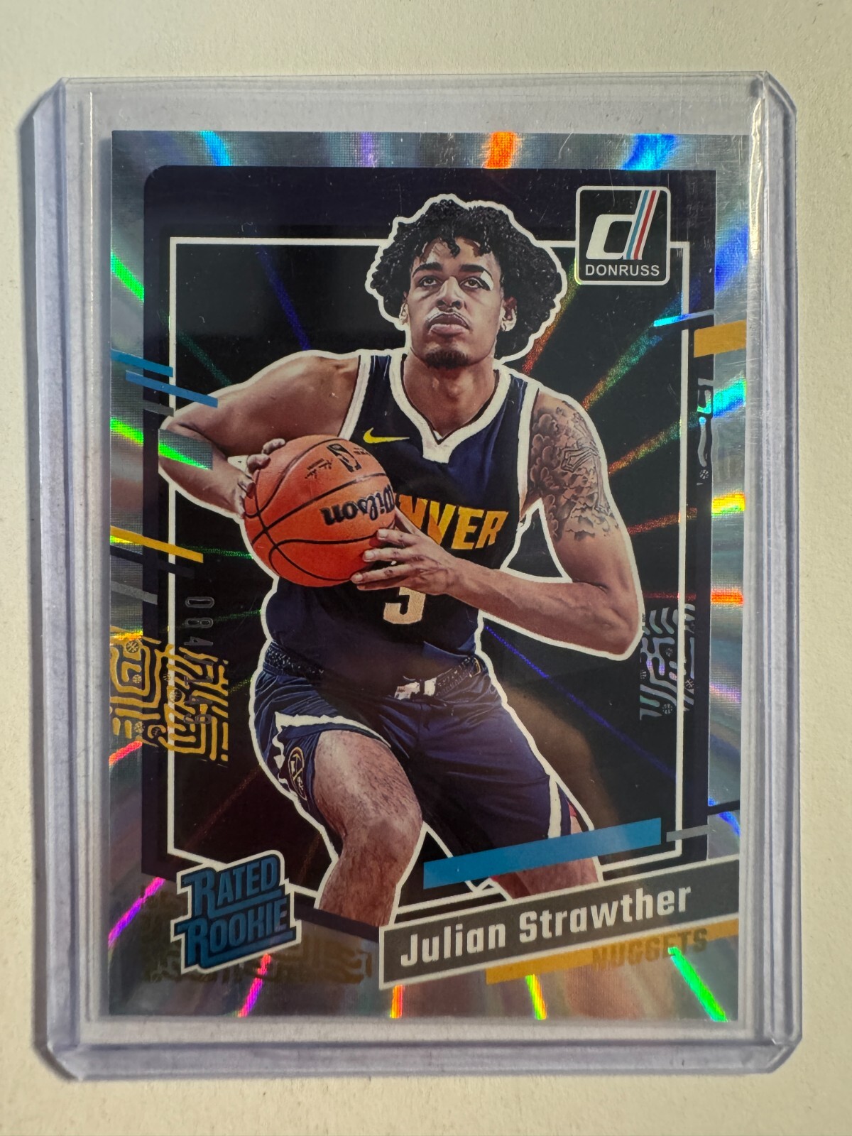 K296,082 - 2023-24 Donruss Holo Laser #242 Julian Strawther #/149