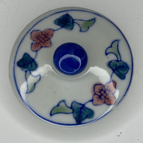 Ben Rickert Teapot Ceramic Decorative Floral Motif Oriental Lotus Flower Signed - Picture 9 of 10