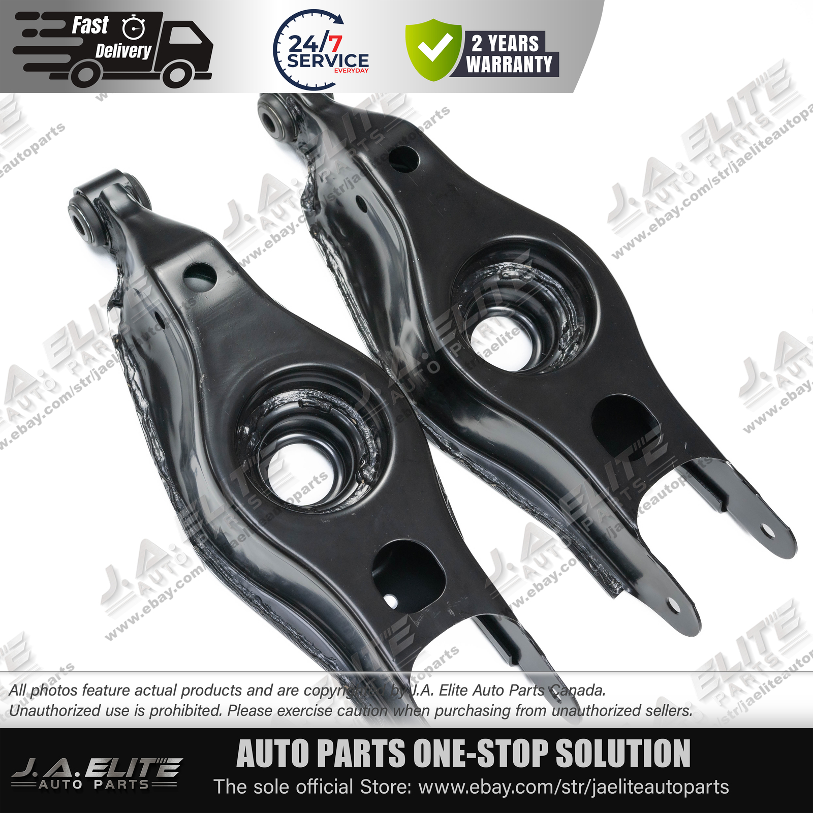 2pcs Rear Lower Control Arm fit Maserati Ghibli Quattroporte (2014+) 670036580