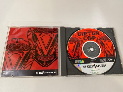 Virtua Cop Special Pack Sega Saturn Japan Ver | Light Gun Bundle | Tested - Picture 4 of 5