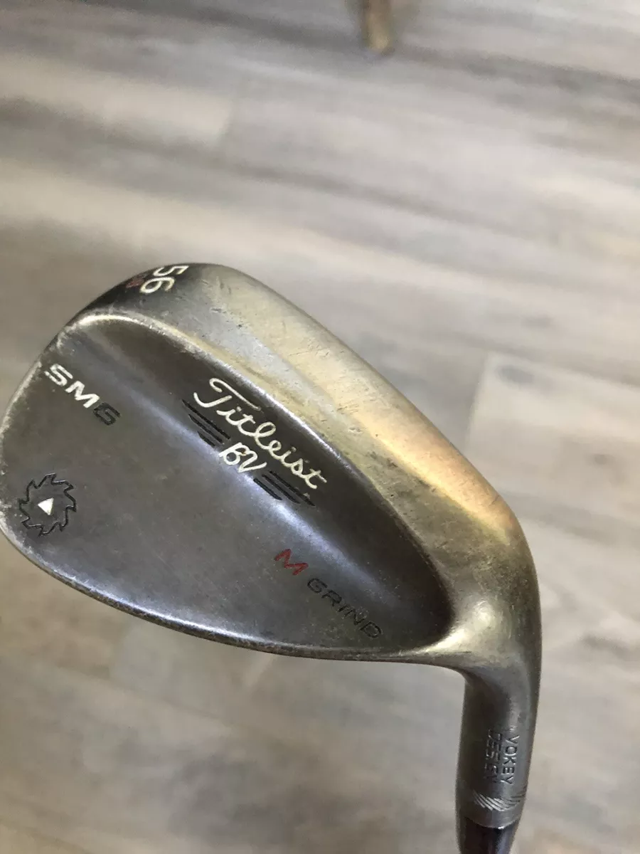 Titleist Vokey SM6 Raw M Grind 56 Wedge RH Steel Shaft Wedge Shaft