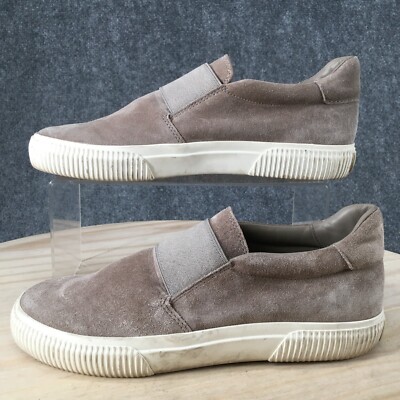 Amazing and Comfortable Vince Beige Suede Shoes Monterey Suede Sneaker in Shoes | Vince main image 3