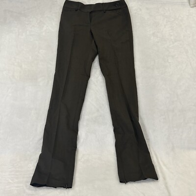 BCBG Max Azria Pants Womens Black Flare Dress Trouser Susie Size 0 (30W, 40L)