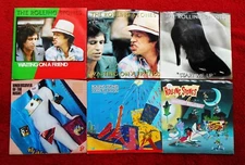 THE ROLLING STONES   LOT OF 6 45'S AND PICTURE SLEEVES     VG++ OR BETTER
