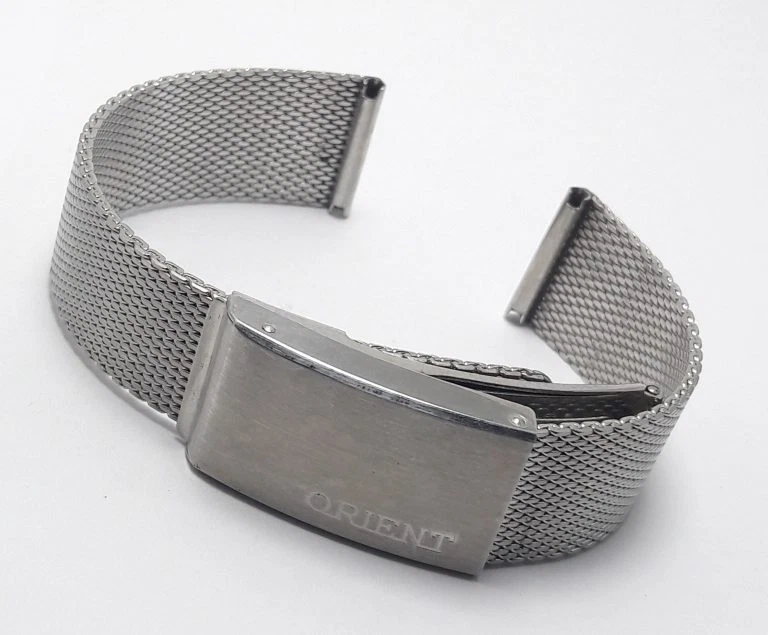 Fine Mesh Stainless Steel Watch Bracelet Strap Adjustable Clasp | 18mm 20mm  22mm | eBay