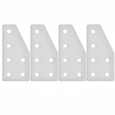6PC 2040 Aluminum Joining Plate - 6 Hole 80/20 Connector for Extrusion Frame