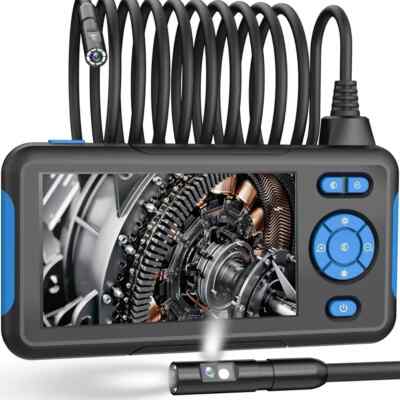 Dual Lens Industrial Endoscope 1080p Digital Borescope Inspection Camera 8.0mm I