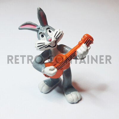 Vintage Rubber Toys - BULLY BULLYLAND - Looney Tunes Bugs Bunny