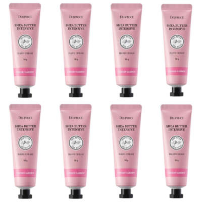 Deoproce Shea Butter Intensive Hand Cream Cherry Garden 50g*8Pcs - FREE SHIPPING