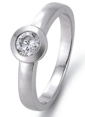 gooix Damenring Silber 925 er Zirkonia Gr 58 Ø 18,4 mm Halo RING Neu OVP 26