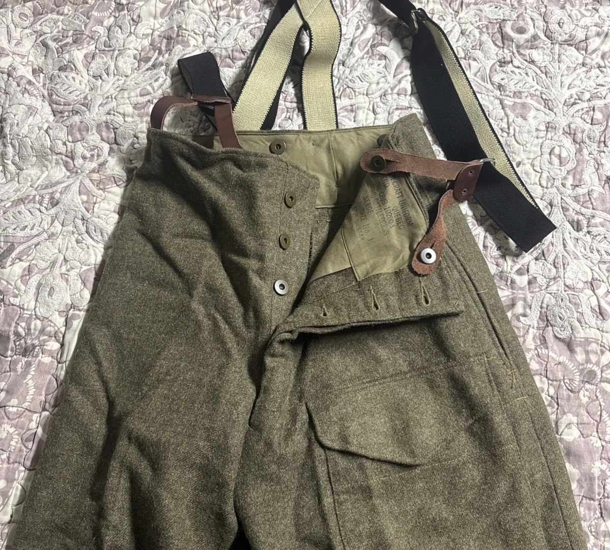 Battle Dress Wool Trousers