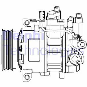 Delphi Kompressor, Klimaanlage Cs20474 Für Audi - Bild 2