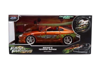 Jada Toysブライアントヨタスープラ (カラー・ブラッシュ・フィニッシュ) Jada 1:24 Fast & Furious Brian's Toyota Supra Color Brush Finish