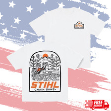STIHL Into The Woods Graphic Woo.dworker T-Shirt S-4XL