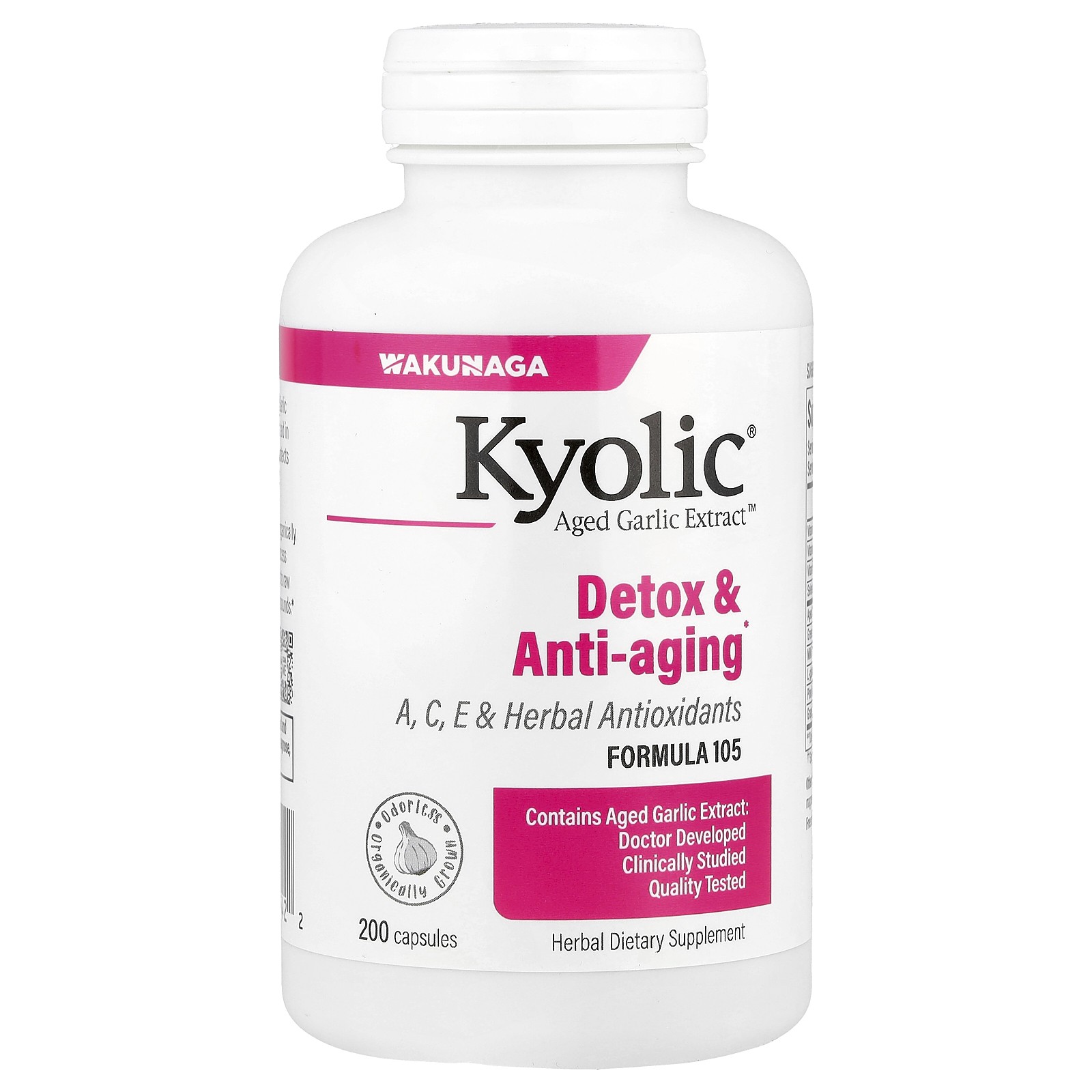 Aged Garlic Extract Detox - Anti-Aging Formula 105 200 Capsules 5490₽