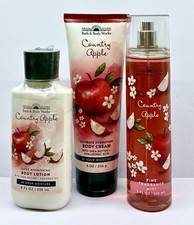 BATH  BODY WORKS COUNTRY APPLE BODY MIST  LOTION  BODY CREAM