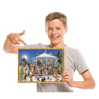 "Adventskalender Viktorianisch \"Am Pavillon\", 24 TüRchen, Nostalgisch,"