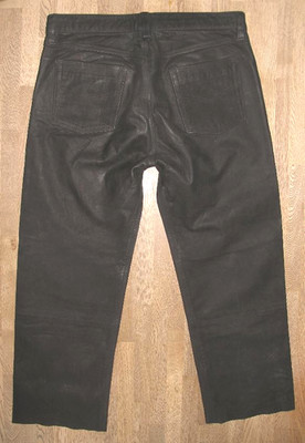 - MODEKA Roadwear 59 - LEDERJEANS Biker - Lederhose in schwarz ca. W37-38 / L28