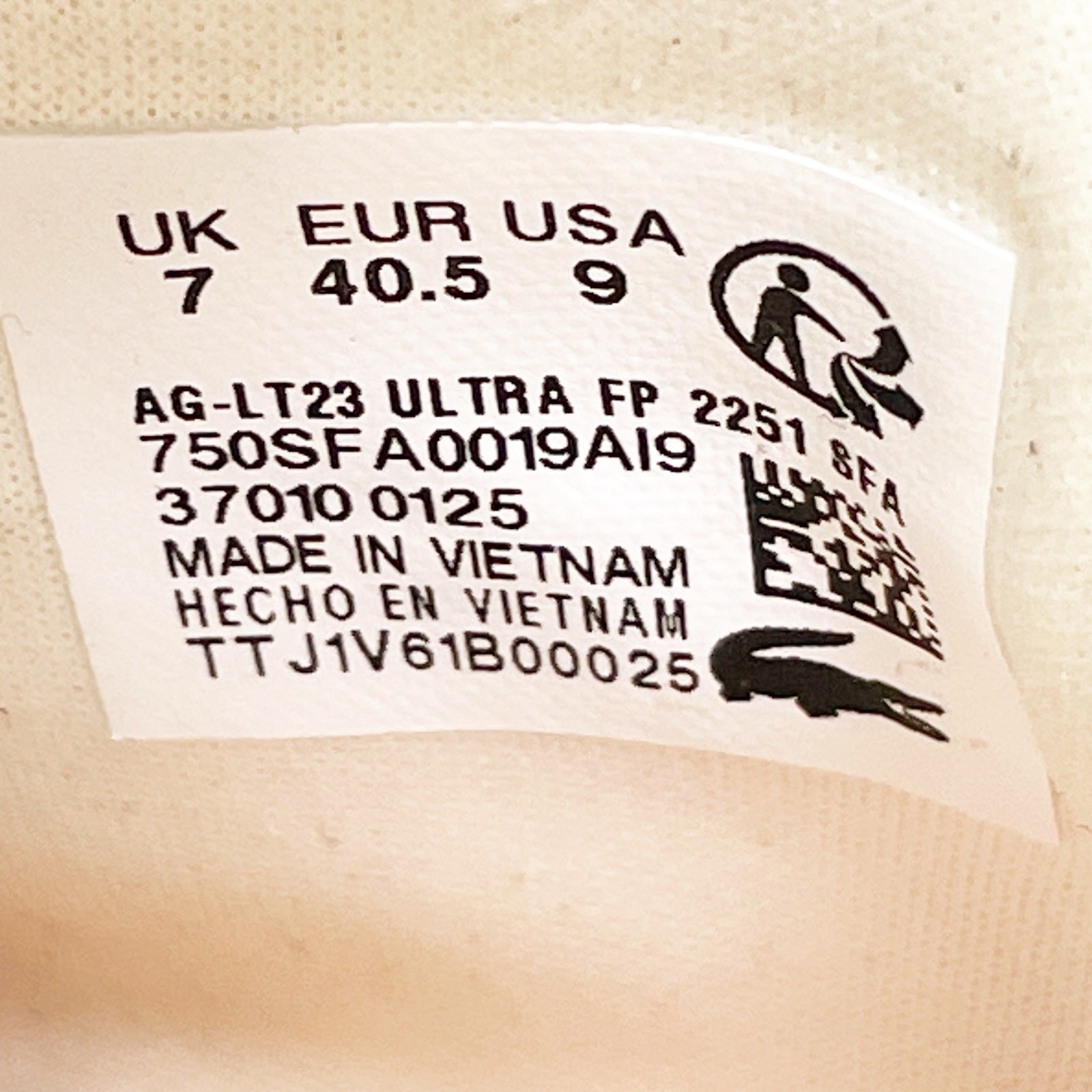 Lacoste Womens AGLT23 Ultra Yellow Lace Up Casual Shoes Sneakers Size 9 thumbnail 8