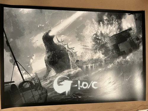 Juan Ramos Godzilla Minus One BNG Screen Print BNG SOLD OUT LIMITED ED 225