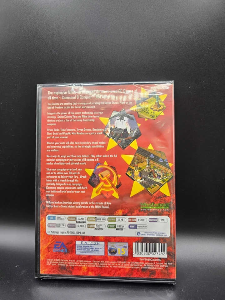 Command & Conquer Red Alert 2 PC NEW Sealed UK Version Command And - Image 2 of 2