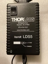 Thorlabs LDS5 - 5 VDC Regulated Power Supply, 2.5 mm Phono Plug, 120 VAC