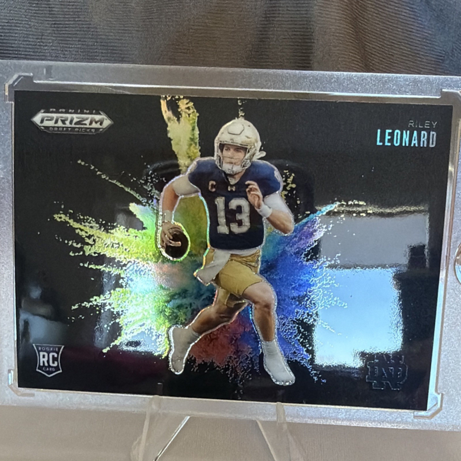 Riley Leonard - Colorblast - 2025 Panini Prizm Draft Picks Rookie #10