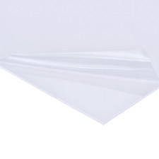 2PCS White ABS Plastic Sheet 10x8x0.04inch for Building Model DIY Crafts Panel