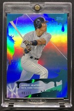 2020 Topps X Steve Aoki Hideki Matsui Blue Frosting Foil 8/77 Wave 1 #17