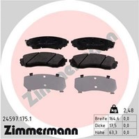 Zimmermann BremsbeläGe Vorne FüR Hyundai H-1 Travel KIA Carnival/Grand