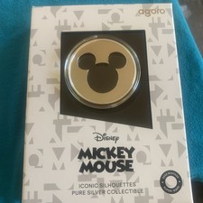 2026 Agoro Disney Iconic Silhouettes - Mickey Mouse 1/2 oz Silver Coin #3218