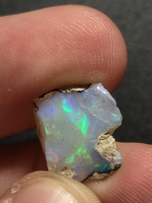 Opal Welo 4.70ct Edelstein Rohstein Mineralien Schmuck Kristall Sammlung Stein